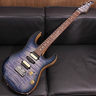 SuhrModern Flame Maple Top/Mahogany Back&Neck Faded Trans Whale Blue Burst SN. 79181