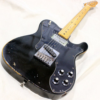 FenderTelecaster Custom Black テレキャスターカスタム 黒 1975年製です。