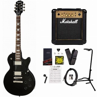 EpiphoneInspired by Gibson Les Paul Studio Ebony エピフォン レスポール スタジオ MarshallMG10アンプ付属エレキ