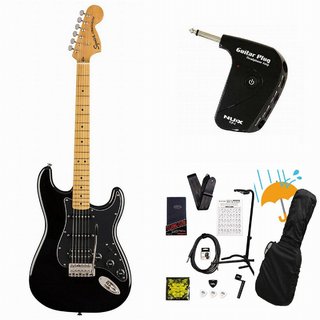 Squier by Fender Classic Vibe 70s Stratocaster HSS Maple FB Black  エレキギター GP-1アンプ付属エレキギター初心者セッ