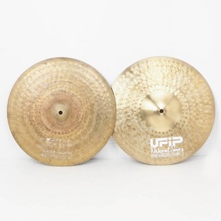 UFiP【USED】 Natural Series Low Pitch Hihat 14 pair [NS-14LHH/Top:1044g Bottom:1194g]