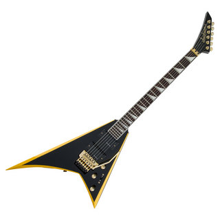 JacksonX Series Rhoads RRX24 Black with Yellow Bevels エレキギター