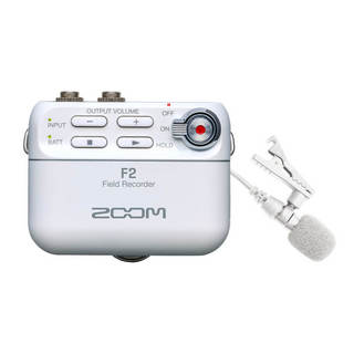 ZOOM F2/W (White) Field Recorder