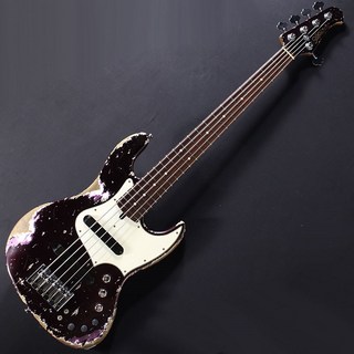 Xotic XJ-1T 5st (Black Cherry Metallic-MH/ALD/Roasted Neck-R) [Lacquer Heavy Aged]