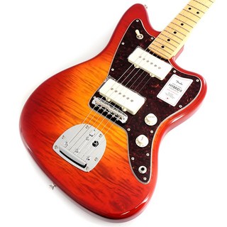 Fender2024 Collection Hybrid II Jazzmaster FMT (Flame Sunset Orange Transparent/Maple)