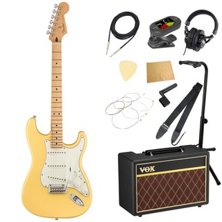 Fender フェンダー Player Stratocaster MN Buttercream エレキギター VOXアンプ付き 入門11点 初心者セット