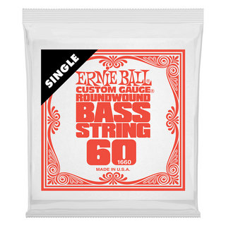 ERNIE BALL1660 .060 Nickel Wound Electric Bass String Single エレキベース用バラ弦