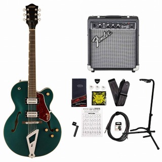 GretschG2420 Streamliner Hollow Body with Chromatic II Broad’Tron BT-3S Pickups Cadillac Green FenderFront