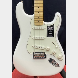 Fender Player Stratocaster -Polar White/Maple-【MX22244388】【3.90kg】