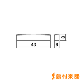 SCUD BN-7 ボーンナット43×8×6mm