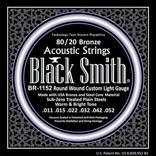 Black Smith80/20 Bronze BR-1152 Custom Light 011-052 アコギ弦【WEBSHOP】