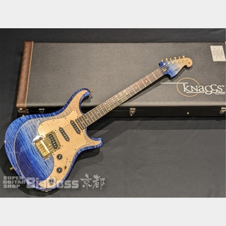 Knaggs Guitars Severn Trem SSS #1517 / Faded Ocean Blue/xPurf