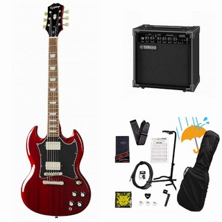 Epiphone Inspired by Gibson SG Standard Heritage Cherry エレキギター YAMAHA GA15IIアンプ付属初心者セットR【WE