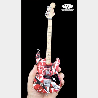 EVHMini Guitar Red-White-Black EVH001 Frankenstein  【ミニチュア】【未開封保管】【送料無料】
