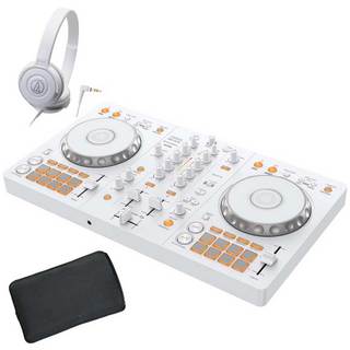 Pioneer DDJ-FLX4-W (ホワイト)+専用スリーブケース+DJヘッドホン DJコントローラー