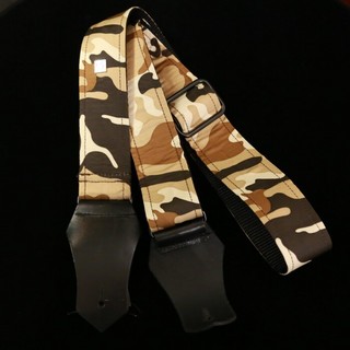 Get'm Get'm Camo 2" Guitar Strap, Camo Brown