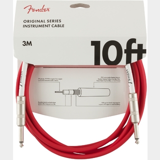 FenderOriginal Cable Fiesta Red 10FT(3m)【楽器用ケーブル】【シールド】
