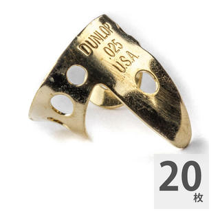 Jim Dunlop37R .025 Brass Fingerpicks フィンガーピック×20枚