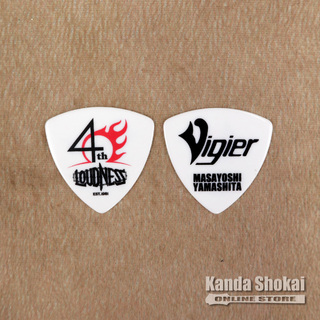 Vigier Guitars YM-PICK 40th Logo, White
