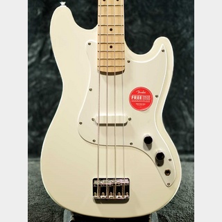 Squier by Fender 《未展示品!!》Sonic Bronco Bass -Arctic White-【薄く軽量なボディ!!】