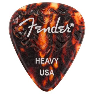 Fender Wavelength Celluloid Picks 351 Shape Tortoise Shell Heavy - 6 Pack フェンダー [6枚入り]【WEBSHOP】