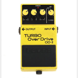 BOSS 【中古】ターボオーバードライブ エフェクター BOSS OD-2 TURBO OverDrive Made in Japan ボス