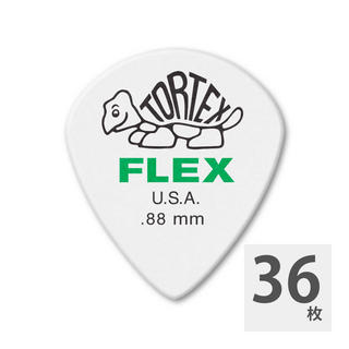 Jim DunlopFLEXJazz3XL Tortex Flex Jazz III XL 466 0.88mm ギターピック×36枚