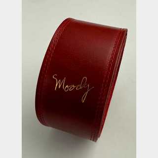 moody MOODY STRAPS Leather&Leather2.5" Standard -Carmire/Red-【NEW】