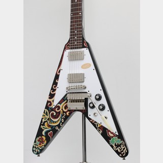 Epiphone Jimi Hendrix "Love Drops" Flying V Ebony / 3.22kg