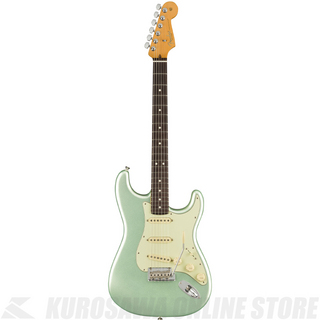 FenderAmerican Professional II Stratocaster, Rosewood, Mystic Surf Green 【小物プレゼント】(ご予約受付中)