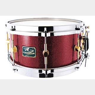 canopus The Maple 6.5x12 Snare Drum Merlot Glitter