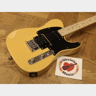 RISAFender Telecaster Style Butterscotch Electric Tenor Ukulele (43 cm. Scale) #4982