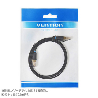 VENTION Flat Cat.8 Patch Cable 0.5M Black