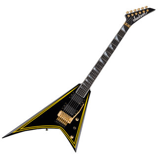 Jackson ジャクソン MJ Series Rhoads RR24MG Ebony Fingerboard Black with Yellow Pinstripes エレキギター