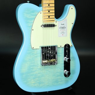 Fender Made in Japan 2024 Collection Hybrid II Telecaster Maple Flame Celeste Blue 【名古屋栄店】