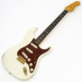 Fender Custom Shop MBS 65 Stratocaster Journeyman Relic Aged Olympic White by Greg Fessler 