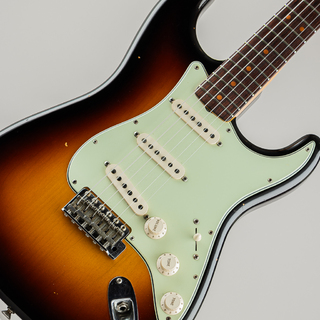 Fender Custom Shop 1964 Stratocaster Journeyman Relic Wide Black Faded 3-Tone Sunburst 2019