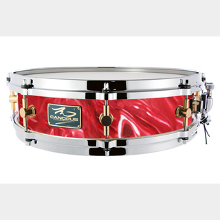 canopus The Maple 4x14 Snare Drum Red Satin