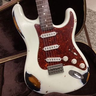 Nash GuitarsS-63/HT/PoP Olympic White-2 Tone Burst/Matching head/Alder/NG-5880