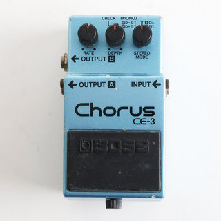 BOSS 【中古】 コーラス エフェクター BOSS CE-3 Chorus Made in JAPAN ギターエフェクター