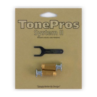 TONE PROS SPRS2-C Standard Locking Studs for PRS ブリッジスタッド アンカー クローム