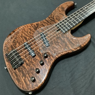 Moon ムーン 5弦ベース JJ-5 レッド 純正ソフトケース付き ベース