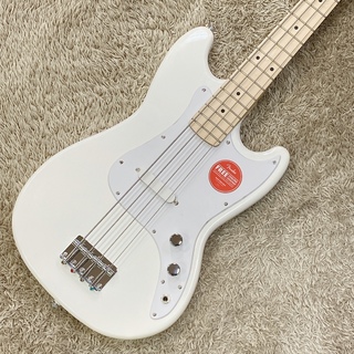 Squier by Fender Sonic Bronco Bass Maple Fingerboard White Pickguard / AWT 【ショートスケール・ベース】