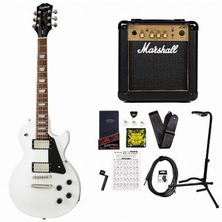 Epiphone inspired by Gibson Les Paul Studio Alpine White エピフォン レスポール スタジオ MarshallMG10アンプ付