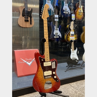 Fender 2024 Collection Made in Japan Hybrid II Jazzmaster M.Fingerboard / Flame Sunset Orange Transparent 