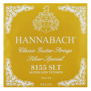 HANNABACHE8155 SLT-Yellow A クラシックギター 5弦用 バラ弦 1本