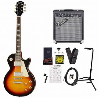 EpiphoneInspired by Gibson Les Paul Standard 50s Vintage Sunburst レスポール FenderFrontman10Gアンプ付属エレ