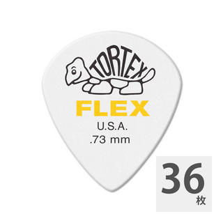Jim Dunlop FLEXJazz3XL Tortex Flex Jazz III XL 466 0.73mm ギターピック×36枚