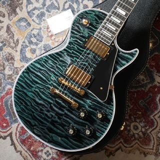 Gibson Custom Shop 【ギブソン】M2M 1968 Les Paul Custom 5A Quilt Top Nordic Blue w/Ebony Back Gloss【現品画像】