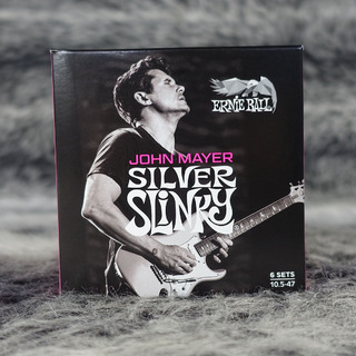 ERNIE BALL Silver Slinky Signature Electric Guitar Strings 6Pack 10.5-47 3817